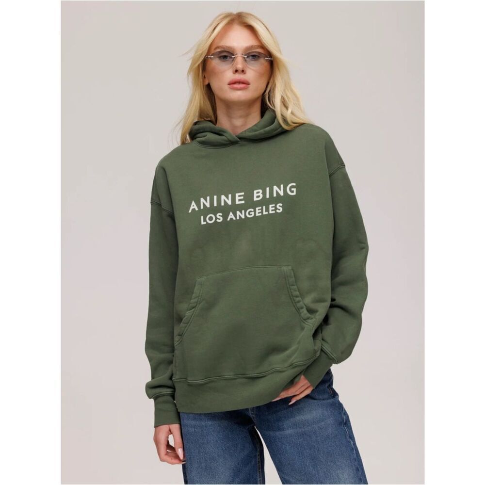 Anine Bing oversized Alto Logo Hoodie XS